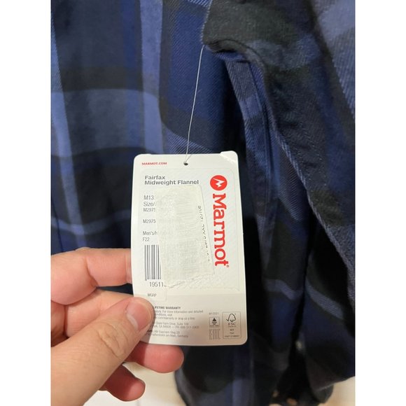 Marmot Fairfax Flannel Long Sleeve Button Up - NWT - Size XXL - Picture 3 of 4